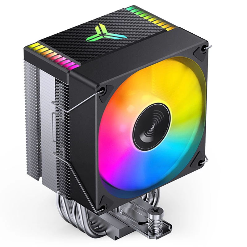 Jonsbo CR-1400 EVO ARGB CPU-jahuti, 92 mm, must