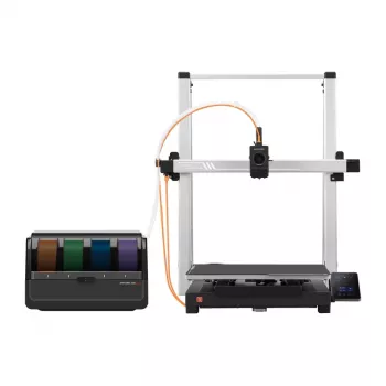 3D-printer AnyCubic Kobra 3 Max Combo — ehitusala 420×420×500 mm, PETG/PLA, maks. düüsi temp 300°C, alus 90°C, Wi‑Fi