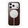 Mobiiltelefoni ümbris Nomad Traditional Leather ümbris iPhone 17 Pro jaoks, nahk, mikrokiud, sobib kuni 6,3 tolli (16 cm), pruun