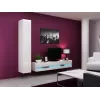 TV-alus cama meble VIGO NEW 30/180/40, valge läikiv pealispind, puitlaastplaat, 1800×400×300 mm