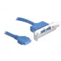 USB 3.0 kaabel DeLOCK 82976 2 x USB 3.0-A 0,4 m