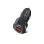 Autolaadija ESPERANZA EZ110 must — 12–24V sisend, 2× USB-A 2,1A, Quick Charge 3.0, 36W