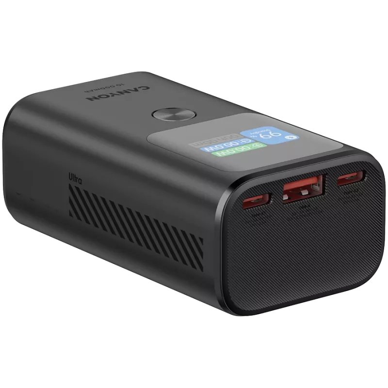Kaasaskantav toitepank CANYON OnPower 130 TFT 10000 mAh