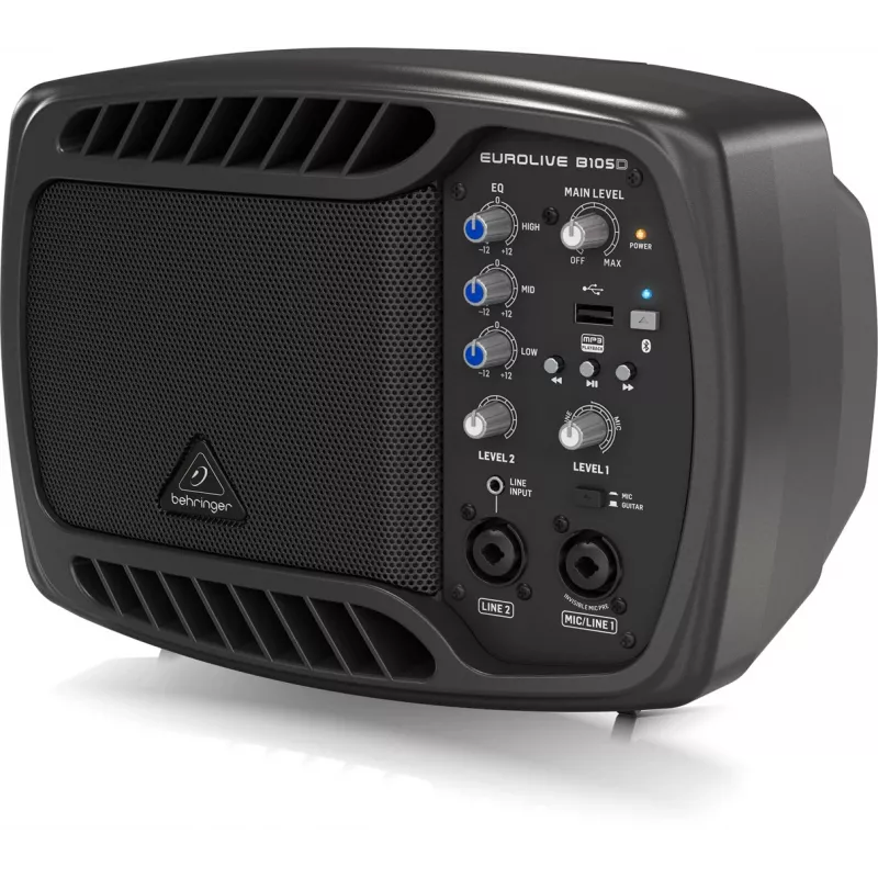 Behringer B105D kõlar Täissagedus Must Juhtmega ja juhtmevaba 50 W