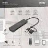 USB-jaotur, Digitus, DA-70235, 4-pordiline, USB 3.2 Gen 1, Type-A ja USB-C, 12000 Mbit/s