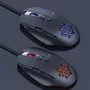 Lumi Legend WM03G-16 juhtmega hiir, USB Type-A, optiline, 7200 DPI, must
