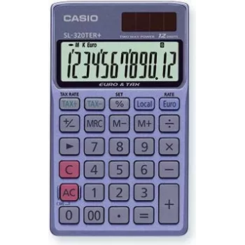 Taskukalkulaator Casio SL-320TER+ Basic Blue