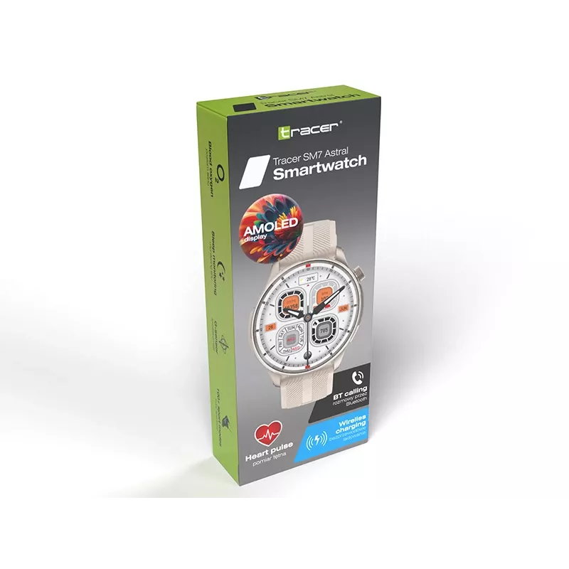 Nutikell TRACER SM7 Astral Starlight — Bluetooth, pulsikell
