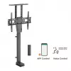 Maclean MC-866T nutikas motoriseeritud elektriline tõstemehhanism telerile TUYA mobiilirakendusega põrandakinnitusklamber Alexa Google Home 37''-80'' 60kg kapp VESA (EU pistik)