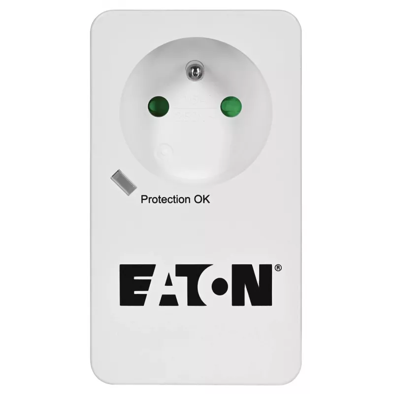 Liigpingekaitse karp Eaton Protection Box 1 FR — 1 tüüp E pistikupesa, 220–250 V, 16 A, 4000 W, must, kompaktne