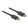 Delock - DisplayPort-kaabel - DisplayPort (M) DisplayPort (M) - DisplayPort 2,0 - 1,0m - toetab 10K 60 Hz (10 240 x 4320) - must (80261)