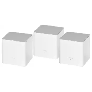 Võrk-Wi-Fi süsteem TENDA EX3-3, 3-pakend, kahesageduslik 2,4/5 GHz, Wi-Fi 6, kuni 1201+300 Mbit/s, 2 sisemist antenni, WPA3