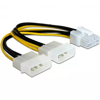 DeLOCK PCI Express toitekaabel Mitmevärviline 0,30 m 82397