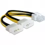 DeLOCK PCI Express toitekaabel Mitmevärviline 0,30 m 82397