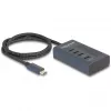 DeLOCK 64189 USB-jaotur USB-C 10000 Mbit/s sinine metallist