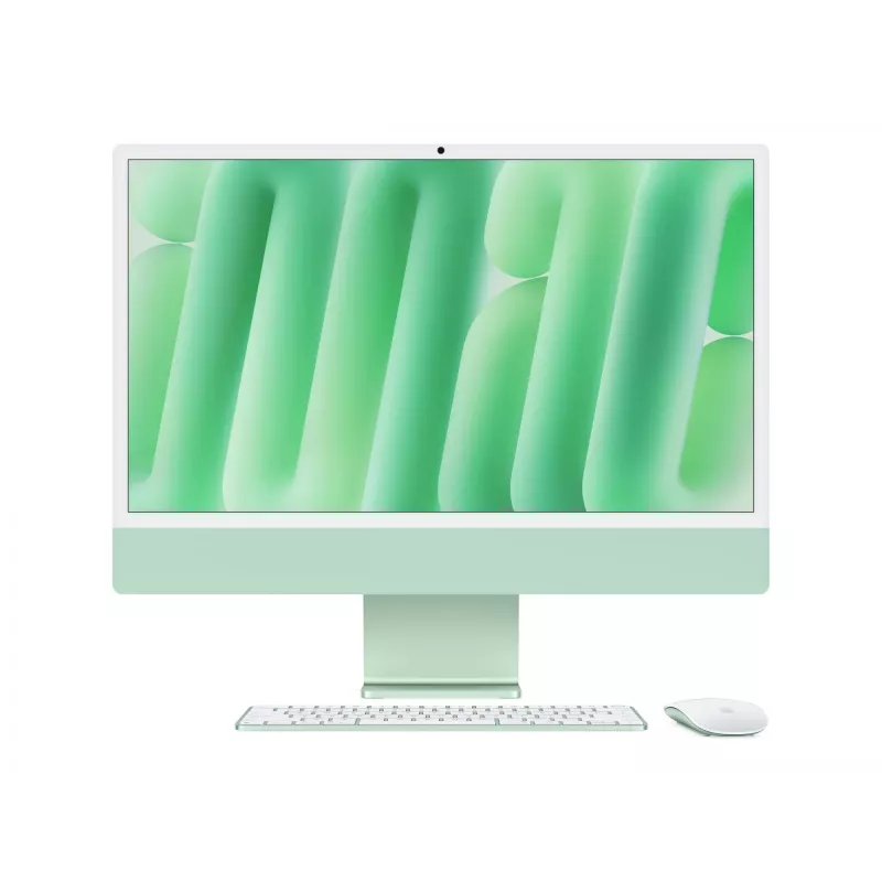 iMac 24 tolli: M4 10/10, 16 GB, 512 GB SSD - Roheline
