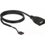 USB-kaabel DeLOCK 85671 0,6 m must
