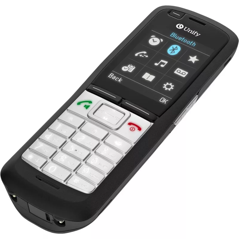 Juhtmeta DECT-telefon Unify OpenScape R6 — juhtmevaba ühenduvus, pikk aku kestvus, 0,256 kg