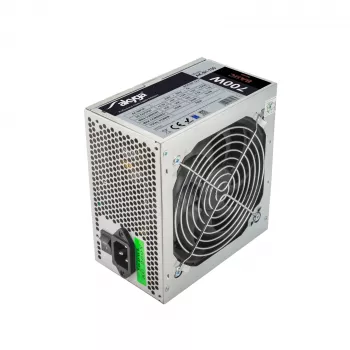 Akyga AK-B1-700 Basic 700 W ATX toiteplokk, passiivne PFC, 120 mm ventilaator, hall