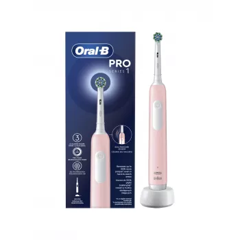 Oral-B Electric Toothbrush Pro Series 1 Cross Action Täiskasvanutele Laetav Roosa Kaasasolevate harjapeade arv 1 Hambapesurežiimide arv 3