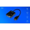 Adapter HDMI-VGA heliga AK-76 Savio SAVAK-76