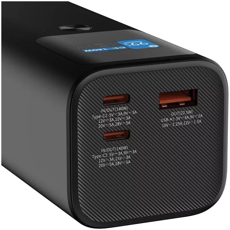 Canyon PB-2010 - Powerbank - Li-Pol - 27 000 mAh - Digitaalekraan - 2xUSB-C + 1xUSB-A - Toide