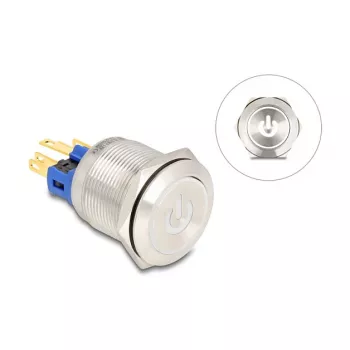 Surunupp-paneel DeLOCK 20986 Hõbedane 230V 3A