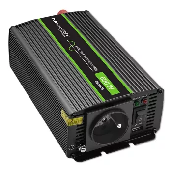 Qoltec Monolith toiteadapter inverter Auto 600 W 12 V