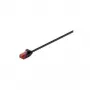 Wentronic Goobay CAT 6 õhuke patch-kaabel, U/UTP, must, 10 m – vaskmaterjal (93730)