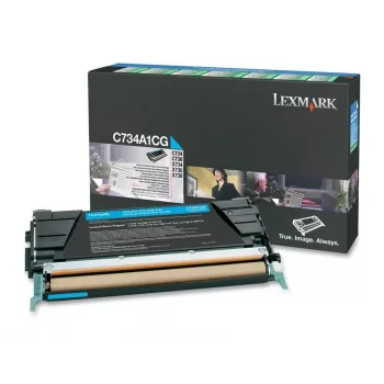 Lexmark C734A1CG printeritarvik tsüaan