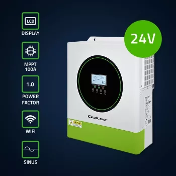 Hübriidne päikeseinverter Off-Grid 3500W, Wi-Fi