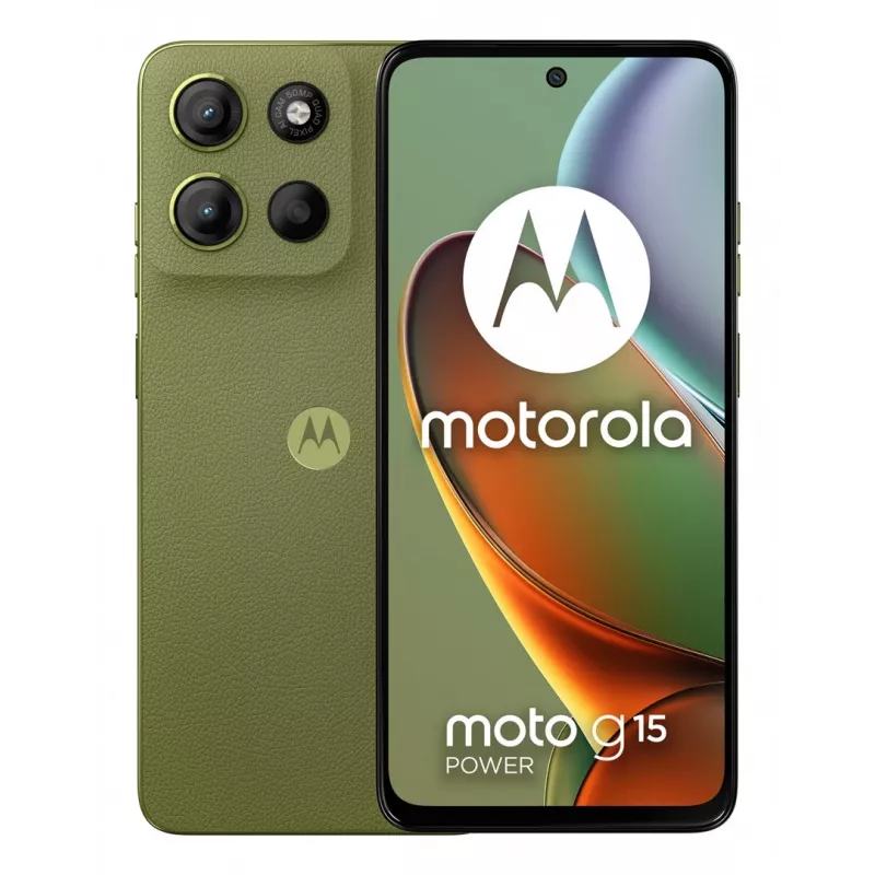 Motorola moto g15 power 17,1 cm (6,72 tolli) Dual SIM Android 15 4G USB USB-C 8 GB 512 GB 6000 mAh Roheline