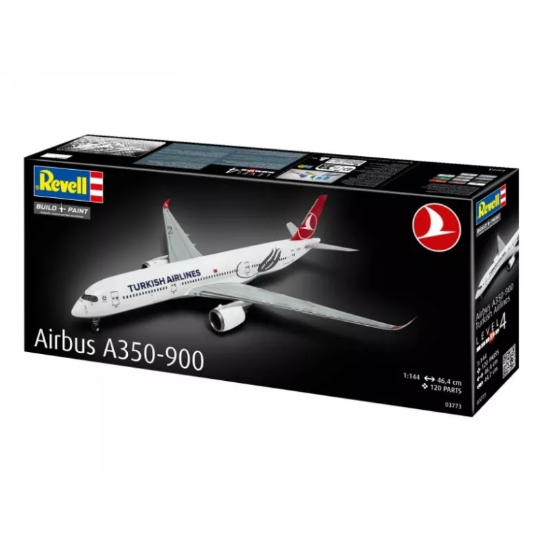 Plastikmudellennuk REVELL Airbus A350-900 Turkish Air mõõtkavas 1/144