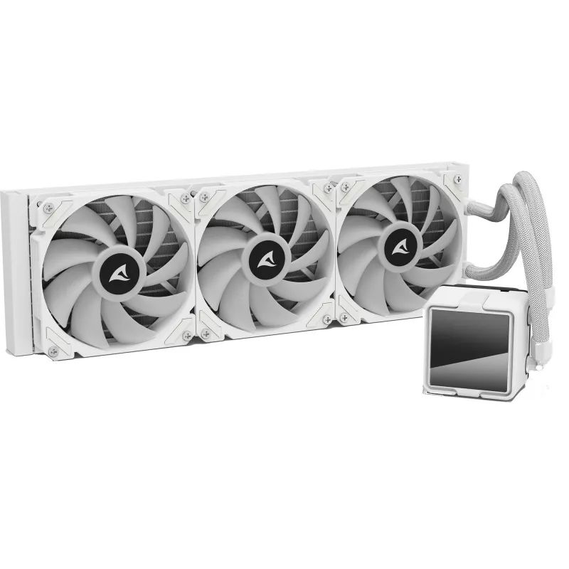 Kõik-ühes CPU vesijahuti Sharkoon S60 ARGB Valge 360mm radiaator