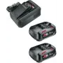GARDENA 14914-20 stardikomplekt QC AL 18V-44 + 2 x 2,5 Ah SoC tööriista-aku ja laadija 18 V 2,5 Ah liitium-ioon (14914-20)