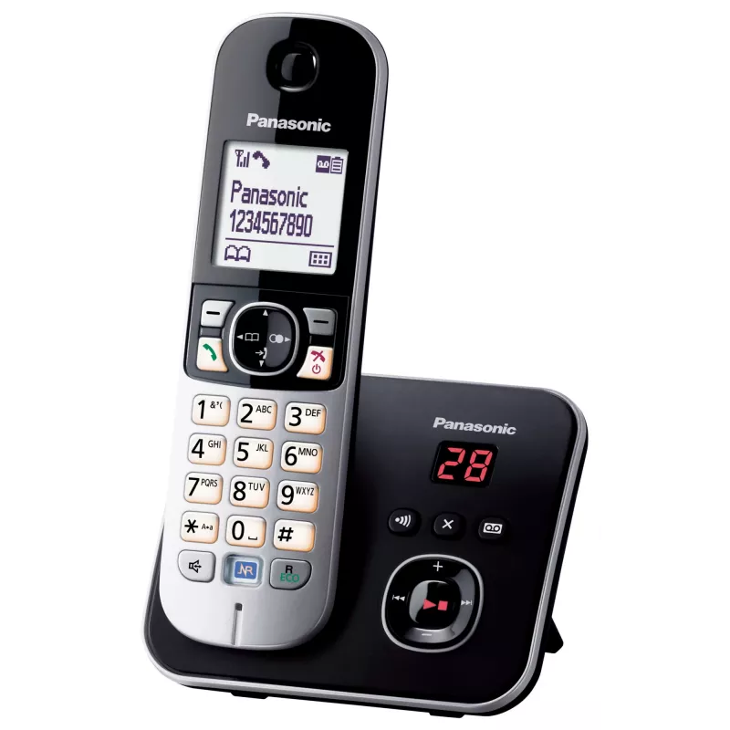 DECT-telefon Panasonic KX-TG6821GB Must