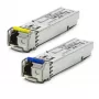 Extralink SFP WDM-moodul 1,25G, 1,25 Gbit/s, 1310/1550nm, ühemoodiline, 20 km, LC, DOM, paar, mõeldud HP/Aruba jaoks