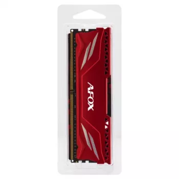 Lauaarvuti DDR4 muutmälu AFOX 16GB 3200MHz CL16 1x16GB 1,35V puhverdamata punane