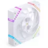 120 mm ARGB PWM korpuseventilaator Jonsbo HF2-120 valge — 120 mm, PWM, ARGB