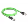 Võrgukaabel DeLOCK M12-kaabel X-kodeeritud 8-pin isane RJ45 isasele PUR (TPU) 1 m