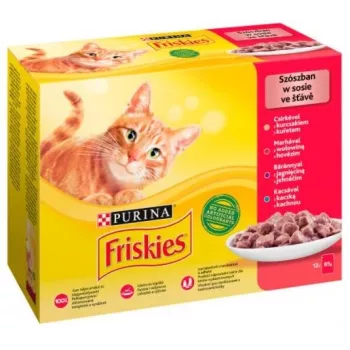 Friskies Mix meat - märg kassitoit - 12 x 85 g