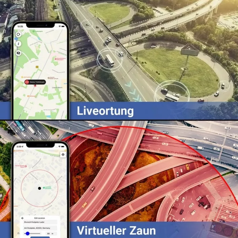 YUKAtrack GPS-Tracker Auto Fahrzeuge LKW mit SIM-Karte und Datenflat Europaweit LIVE Ortung