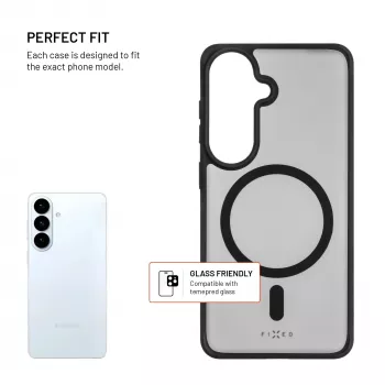 Fixed MagMisty | Tagakaas | Samsung | Galaxy S26 | Polükarbonaat/TPU | Must