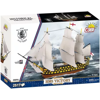 Ehituskomplekt Cobi HMS Victory — 2517 tükki, detailne ajalooline purjelaeva mudel