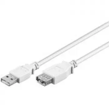 USB 2.0 A M/F kaabel Goobay 96196 0,3m Valge