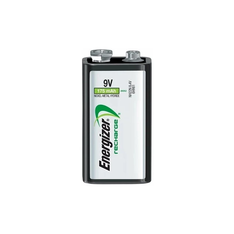 Energizer NiMH laetav 9V PP3 aku 175mAh üksikpakend