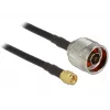 Koaksiaalkaabel CFD200 DeLOCK 89420 2,5 m SMA Must