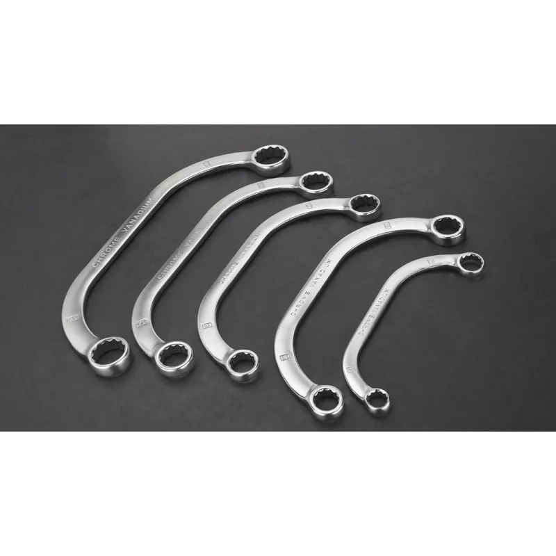 Võtmega rõngas NEO Tools TOP-09-176, suurused 17 mm ja 19 mm, kroomitud