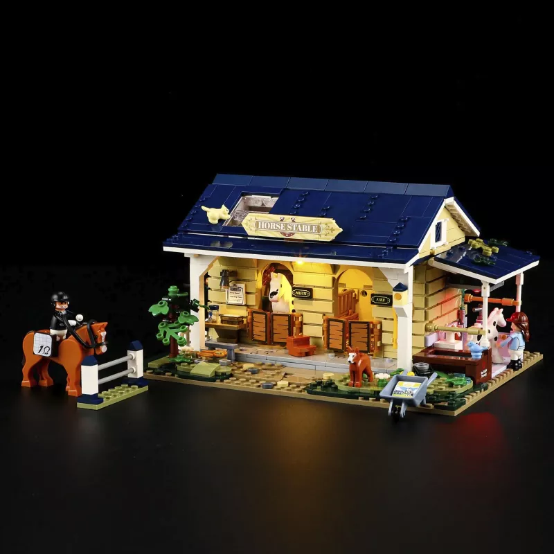 Lumibricks Pferdestall, konstruktsioonimänguasi