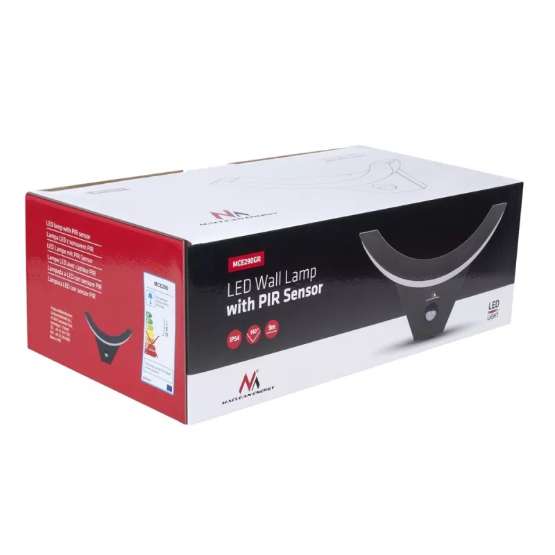 Lauavalgusti MACLEAN MCE290GR LED infrapuna 800 lm, reguleeritav valgusallikas